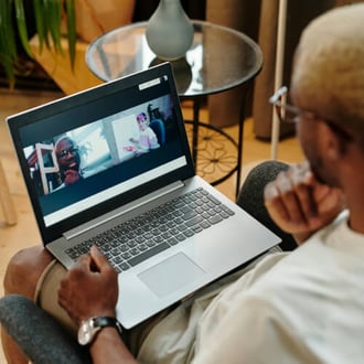 Professional providing ongoing client support