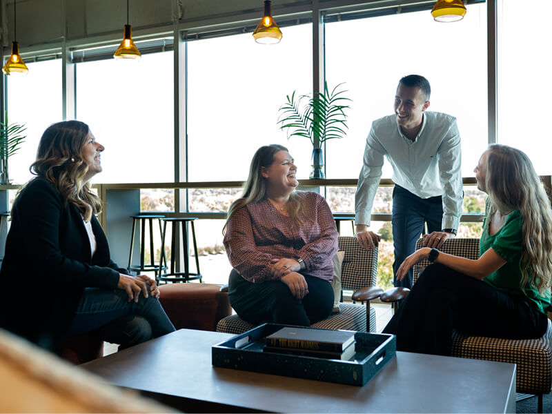 enSYNC team members collaborating together