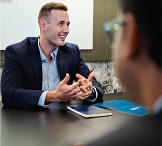 enSYNC team member working at a computer